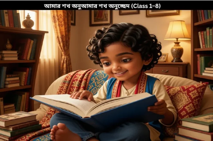 আমার শখ অনুচ্ছেদ (Class 1–8): সহজ উদাহরণ, ১০টি বাক্য ও লেখার নিয়ম