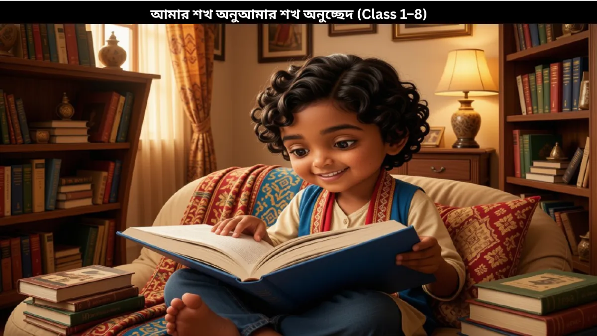 ক্লাস ১ থেকে ৮ এর শিক্ষার্থীদের জন্য আমার শখ অনুচ্ছেদ