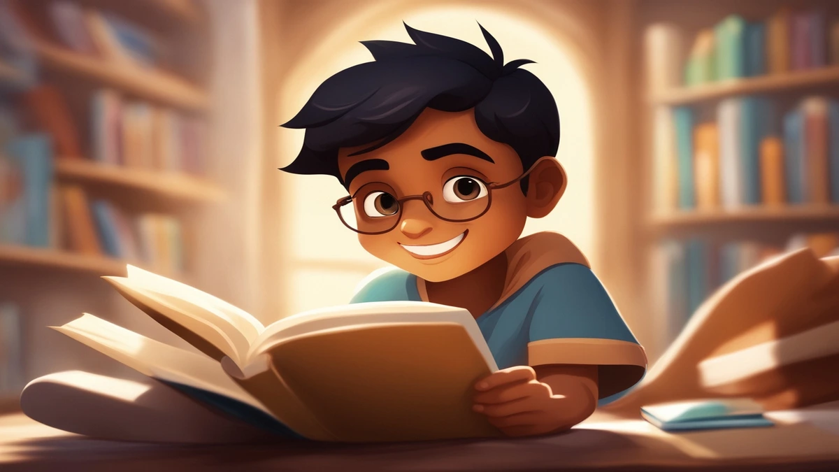 Student reading a storybook – My Hobby paragraph for Class 1 to 8