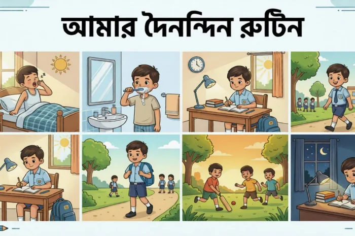 শিক্ষার্থীদের জন্য আমার দৈনন্দিন রুটিন রচনা (সহজ ভাষায়) | My Daily Routine Essay