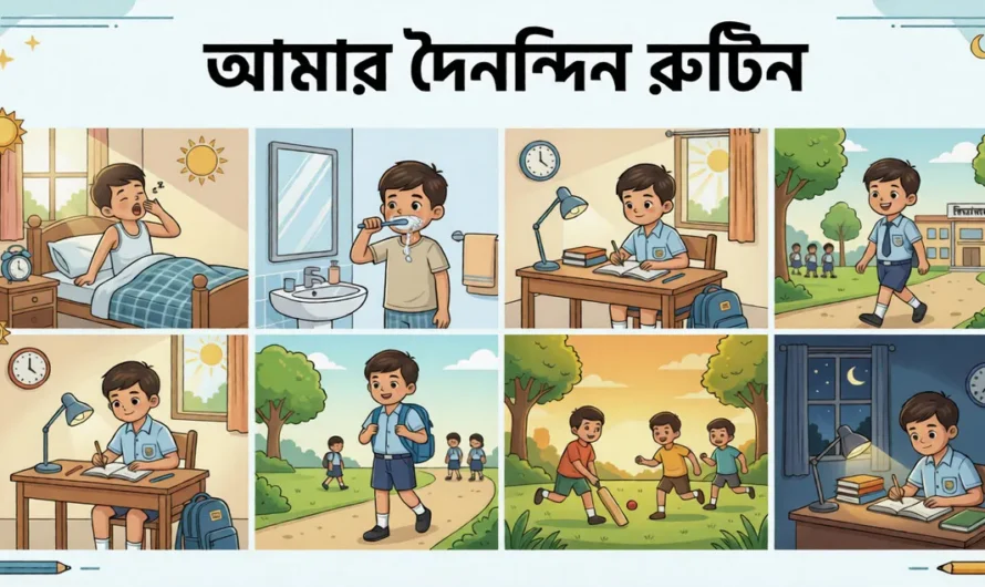 শিক্ষার্থীদের জন্য আমার দৈনন্দিন রুটিন রচনা (সহজ ভাষায়) | My Daily Routine Essay