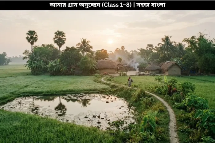 আমার গ্রাম অনুচ্ছেদ (Class 1–8) | সহজ বাংলা My Village Paragraph