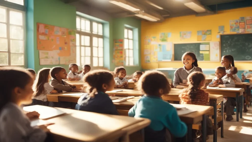 Student daydreaming in classroom during lesson for My Classroom Essay