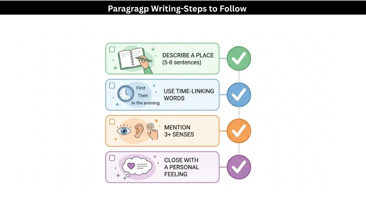 Checklist of skills for writing my village paragraph