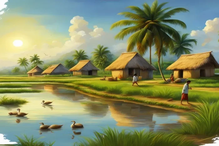 আমার গ্রাম অনুচ্ছেদ (Class 1–8) | সহজ বাংলা My Village Paragraph