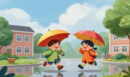 Rainy day paragraph for students from class 1 to 8