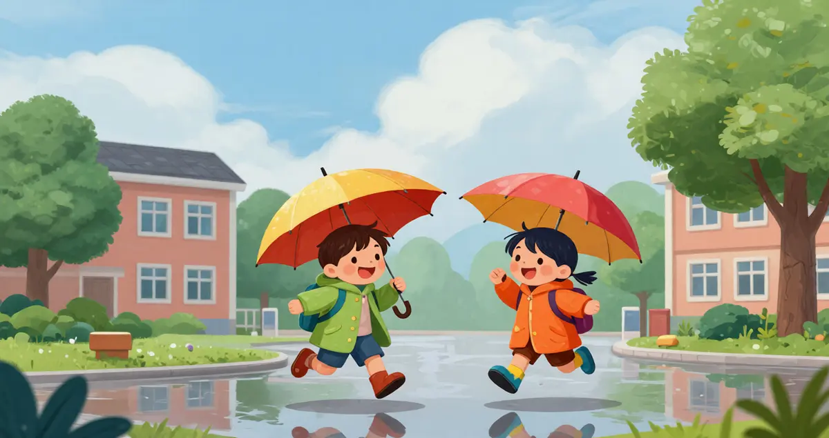 Rainy day paragraph for students from class 1 to 8