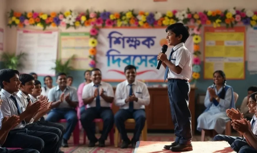 শিক্ষক দিবসের ভাষণ বাংলা | Student Speech Teachers Day