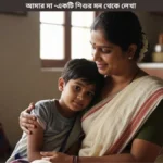 আমার মা রচনা- শ্রেণী ১-৮ মায়ের কাঁধে মাথা রেখে বসে থাকা একটি ছোট শিশুর ভালোবাসা