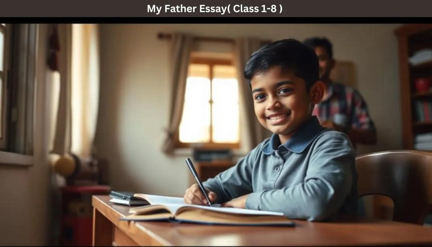 My Father essay for Class 1 to 8 students in English with simple examples and formats