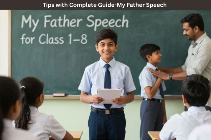 My Father Speech for Class 1–8: Complete Guide with Examples, Tips & Everything You Need