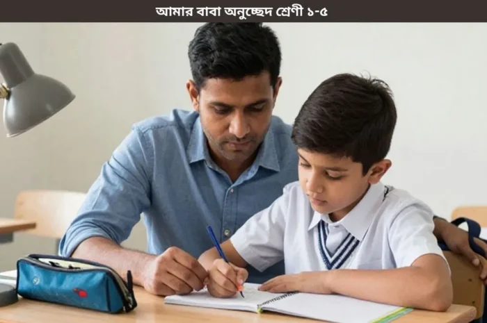 আমার বাবা অনুচ্ছেদ শ্রেণী ১-৫ | সহজ লেখা ও পরীক্ষার প্রস্তুতি