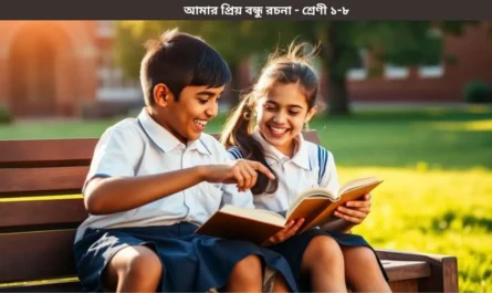 আমার প্রিয় বন্ধু রচনা শ্রেণী ১ থেকে ৮ এর জন্য সহজ বাংলা উদাহরণ